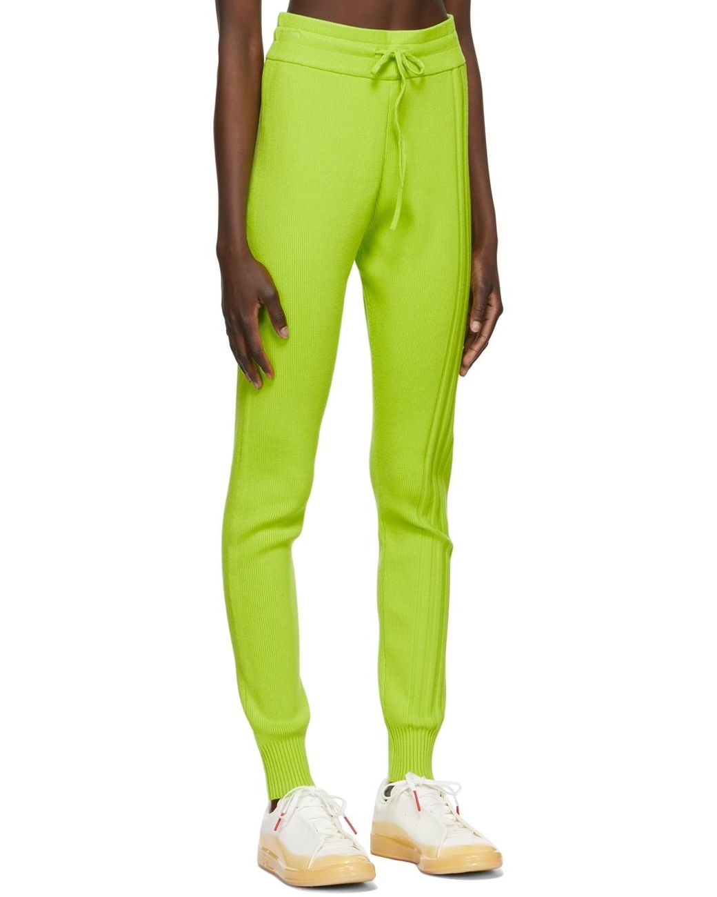Green Stripe Lounge Pants SSENSE Men Clothing Loungewear Sweats 