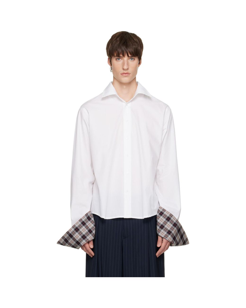 Abra White Back Pocket Shirt for men