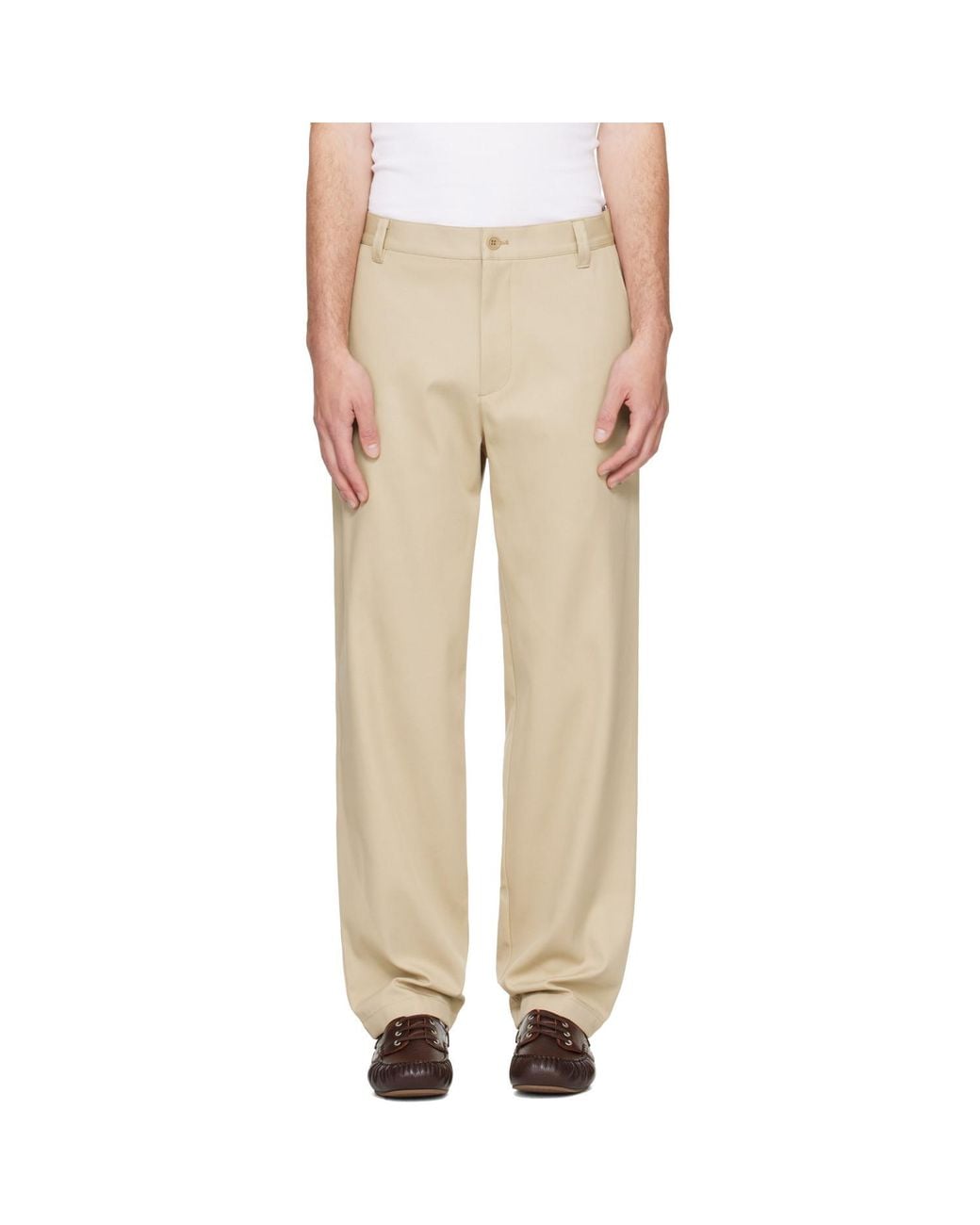 A.P.C. Natural Lawrence Trousers for men