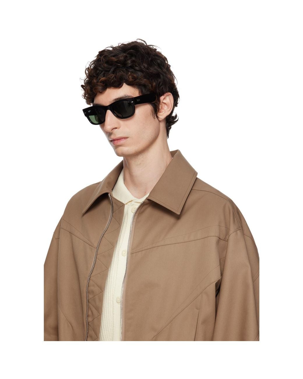 Ray-Ban Brown Mega Wayfarer Ii Sunglasses for men