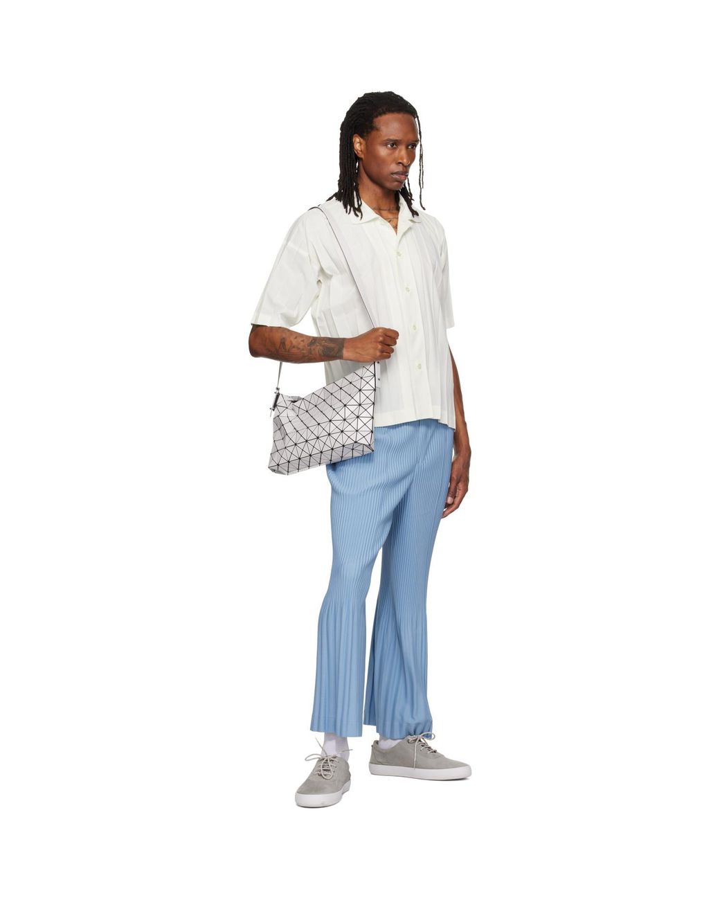 Issey Miyake Metallic Musette Bag for men