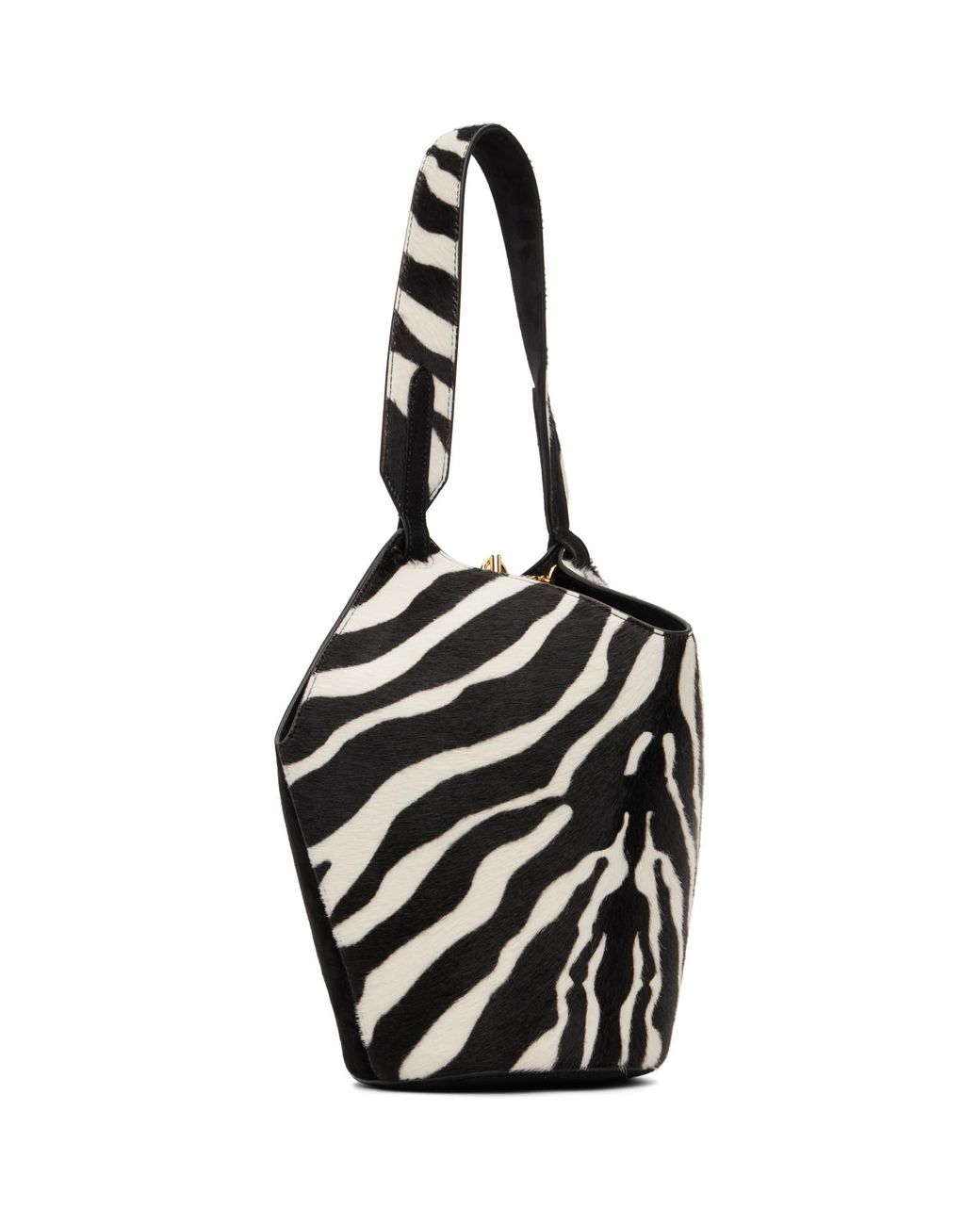 Khaite Black Mini Lotus Tote