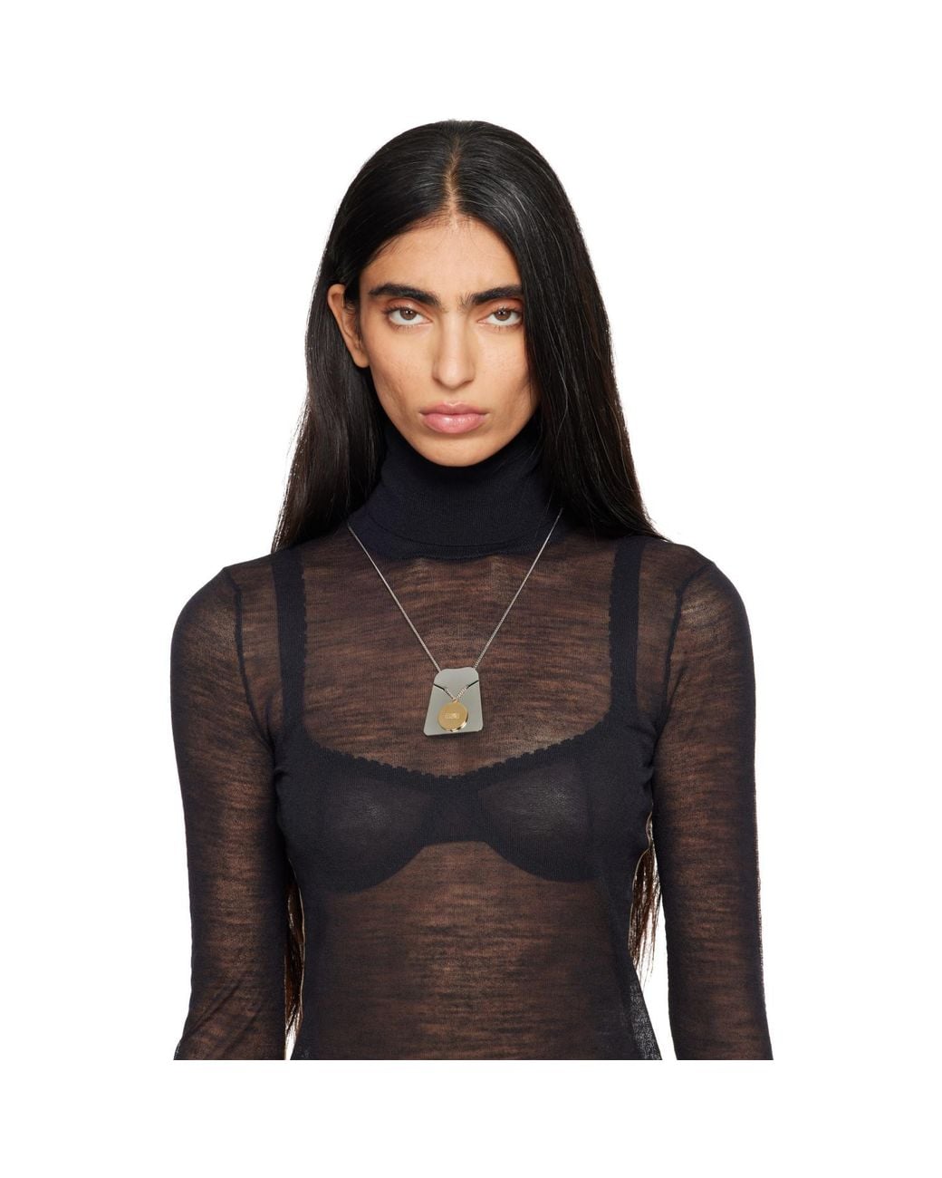 MM6 by Maison Margiela Metallic Vitrine Necklace