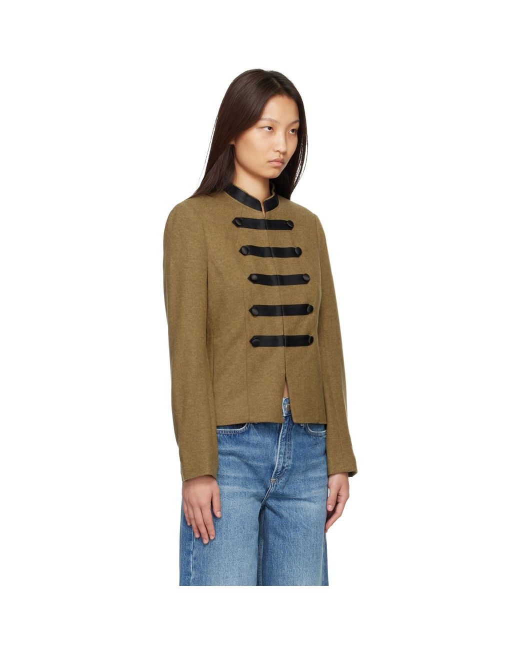 Rag & Bone Brown Khaki Mercer Regalia Blazer