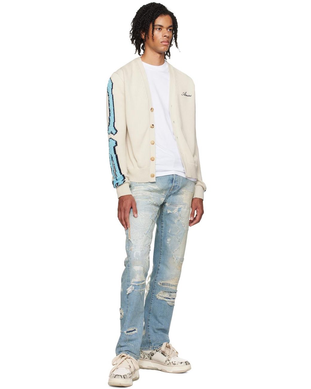 Amiri snake cardigan sales
