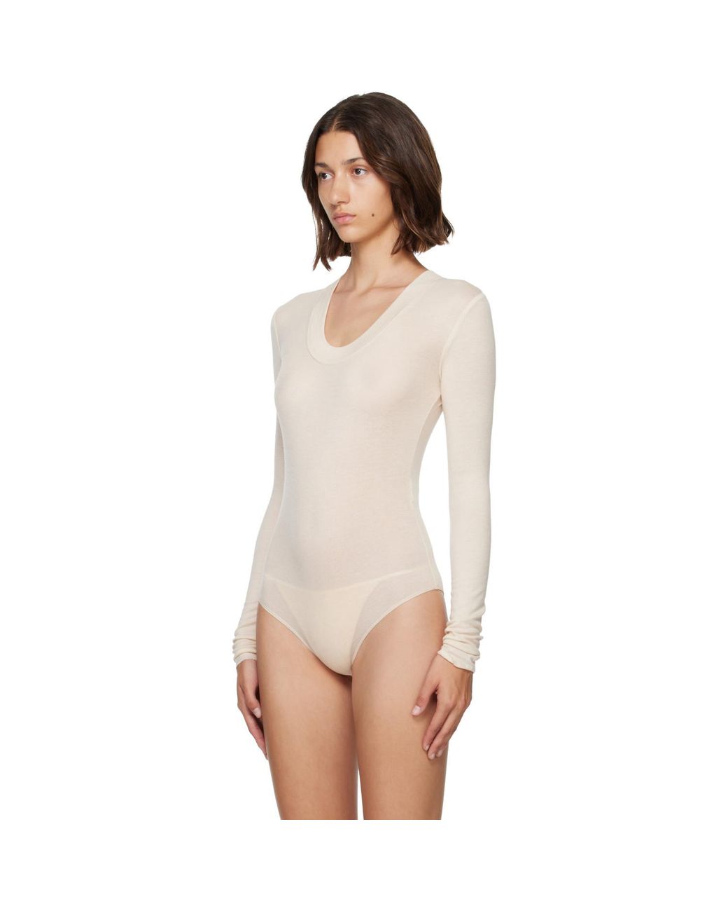 Entire studios Blue Circle Neck Bodysuit