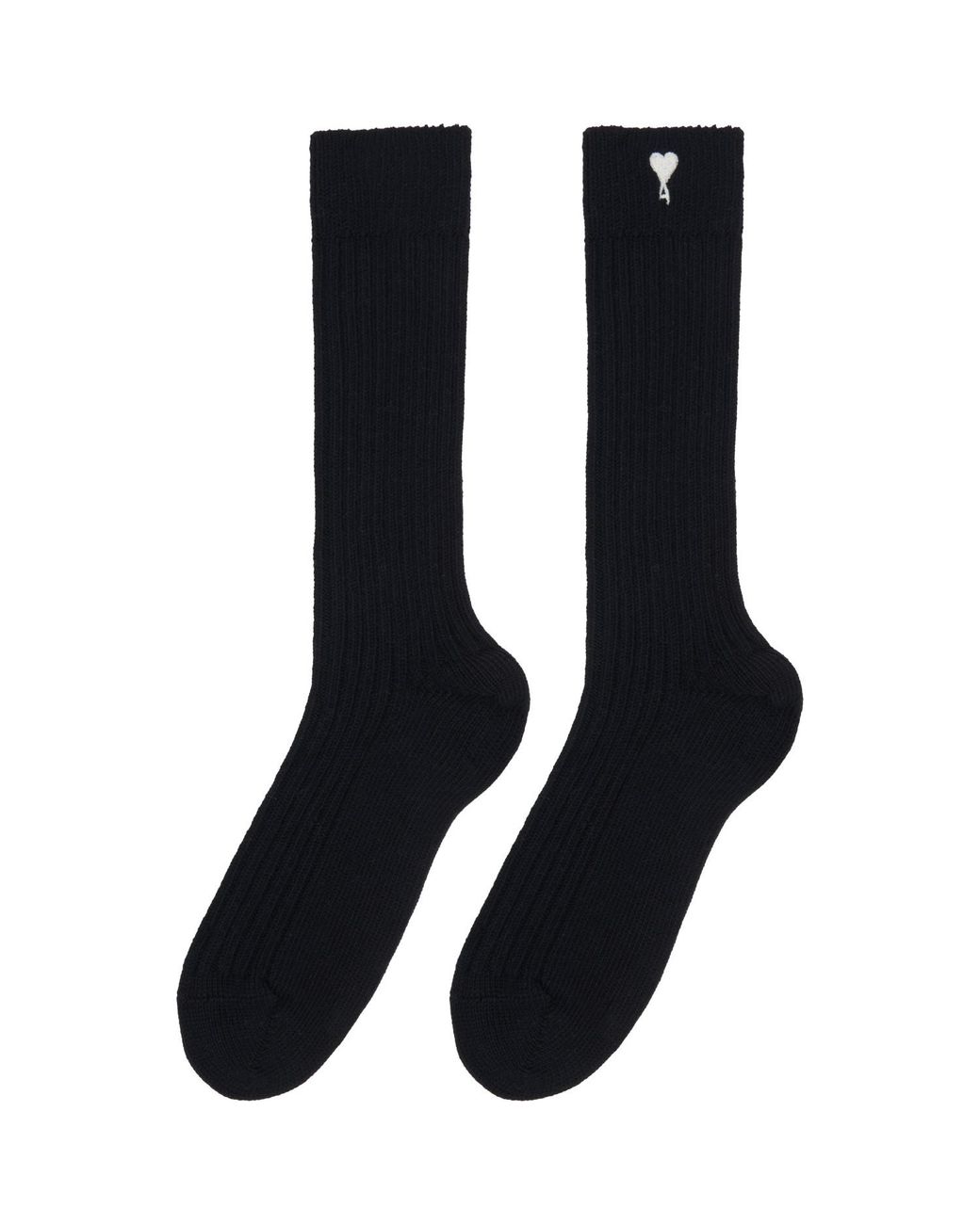 AMI Black Three-Pack Ami De Coeur Socks
