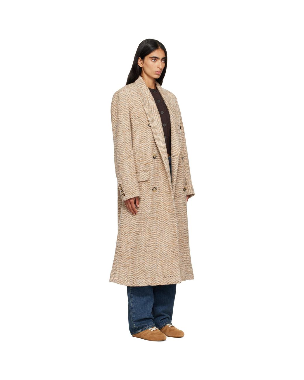 Isabel Marant Natural Pilda Coat