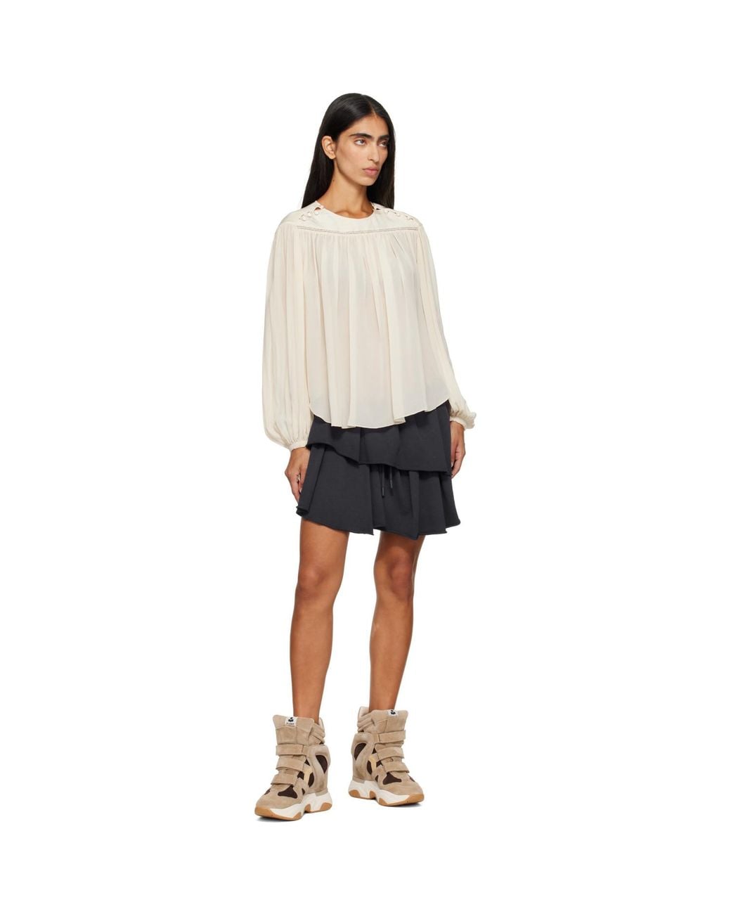 Isabel Marant White Off- Nuna Blouse