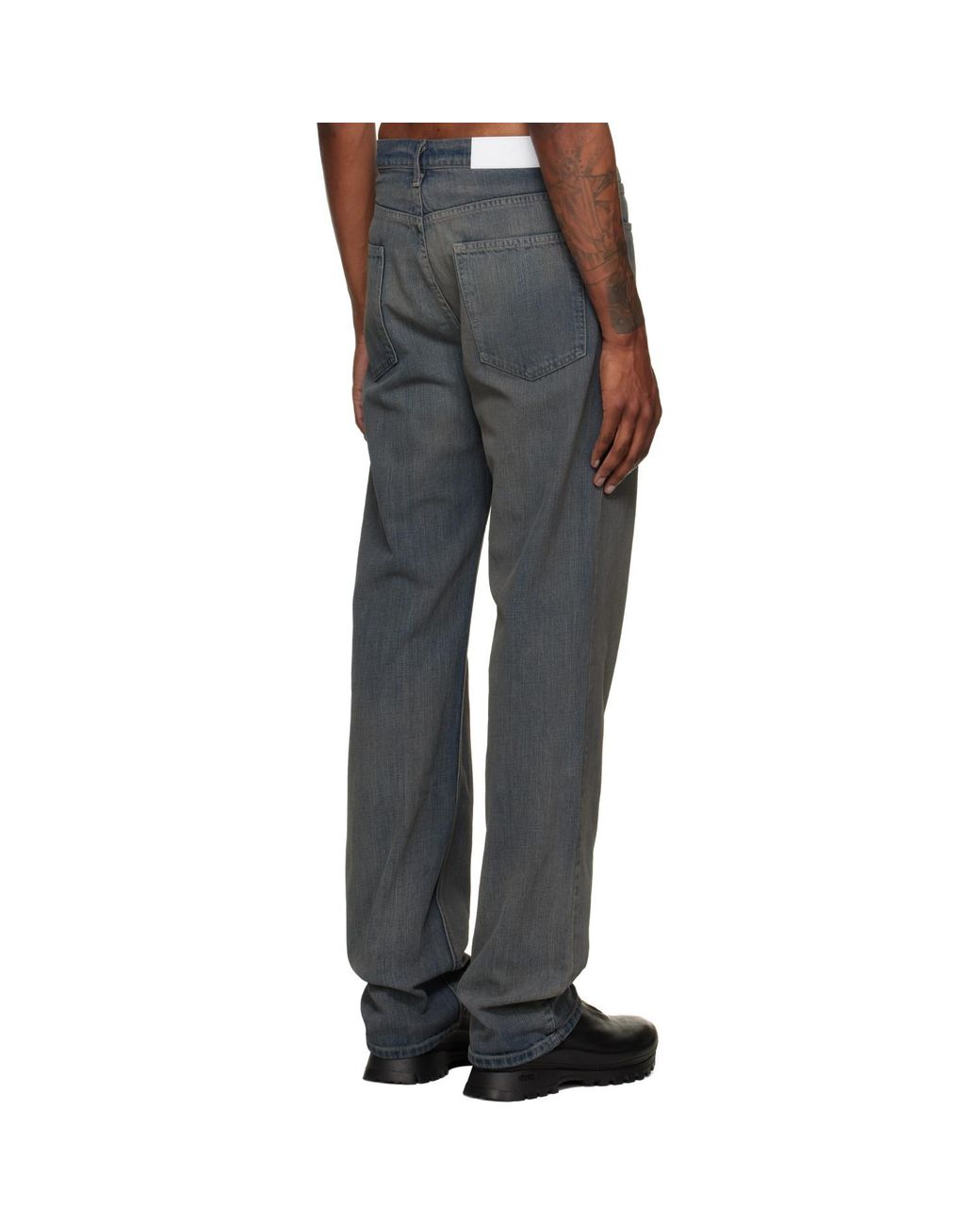 ALEXANDER DIGENOVA Blue Straight Leg Jeans for men