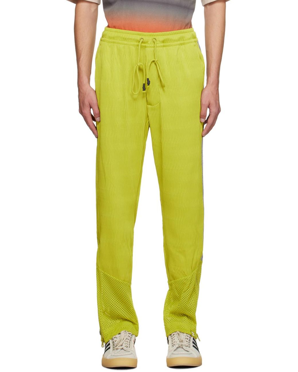 Adidas yellow sweatpants store