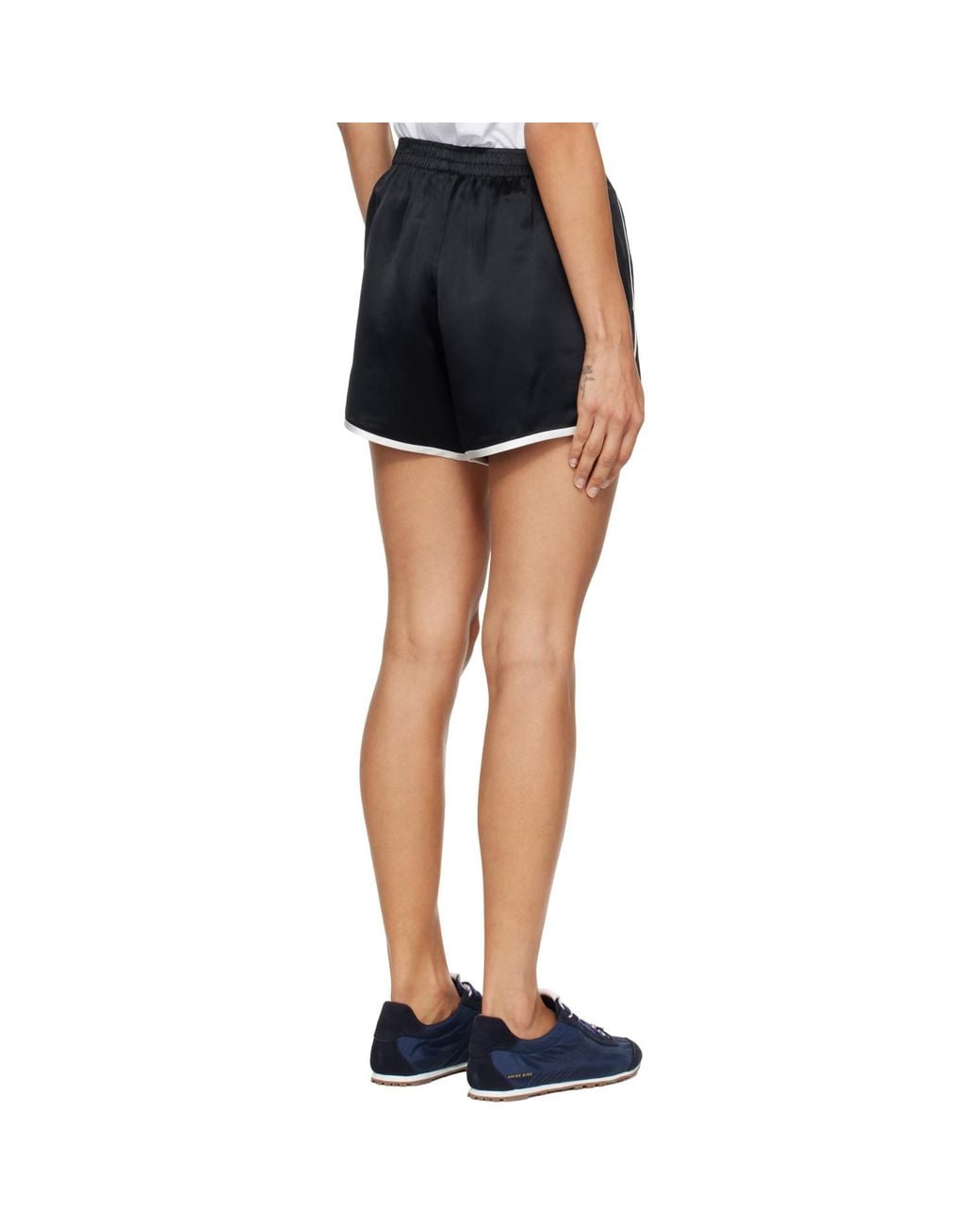 Anine Bing Blue Eva Shorts