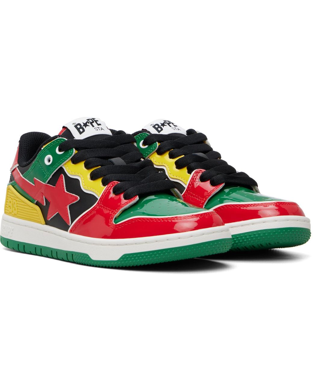 A Bathing Ape Gray Sk8 Sta #2 Sneakers for men