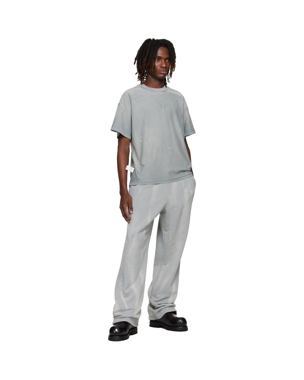 ALEXANDER DIGENOVA Black Inside-Out T-Shirt for men