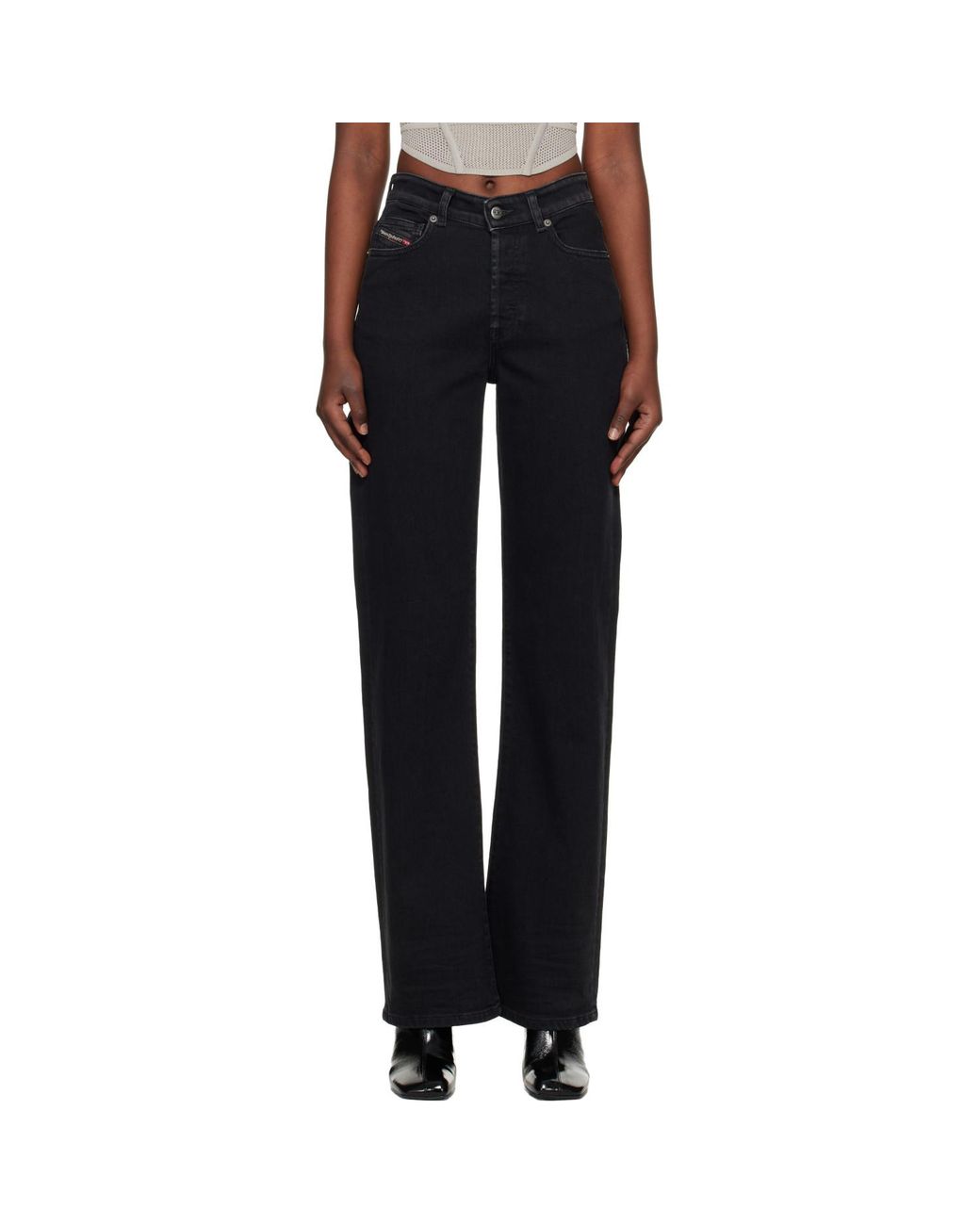 DIESEL Black 1971 D-Sent 09N89 Regular Jeans