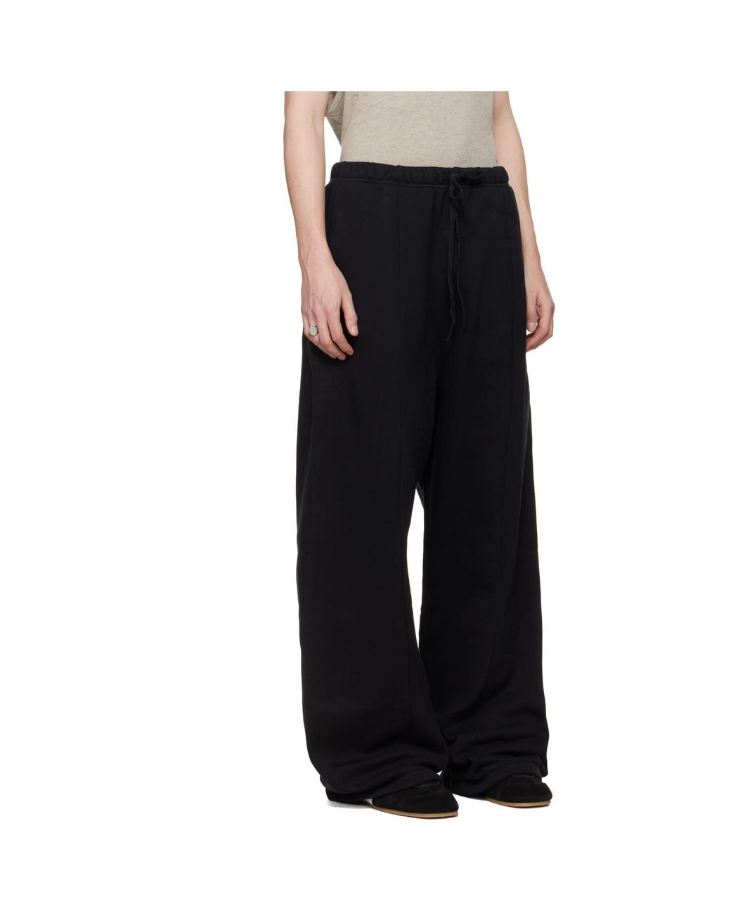 Fear Of God Black Signature Lounge Sweatpants for men