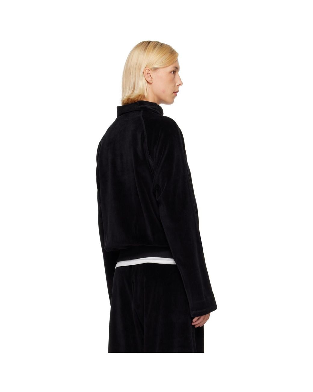 Baserange Black Ssense Exclusive Fold Turtleneck