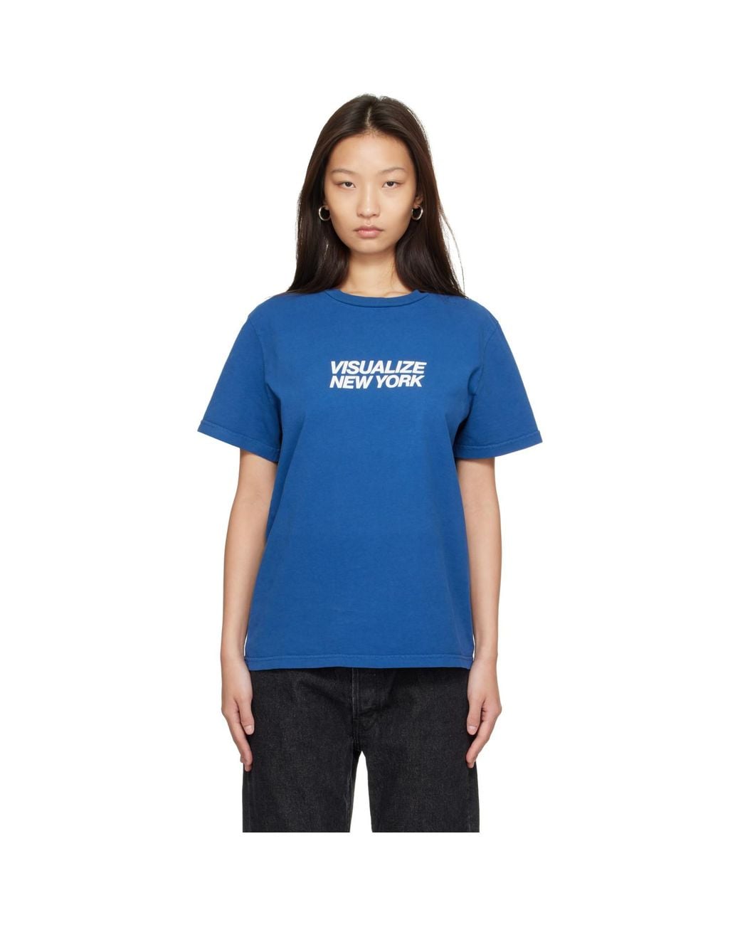 Hanover Blue 'visualize New York' Staple T-shirt