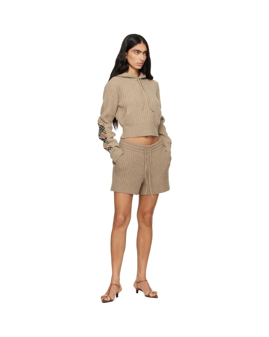 Burberry Natural Wool Hoodie