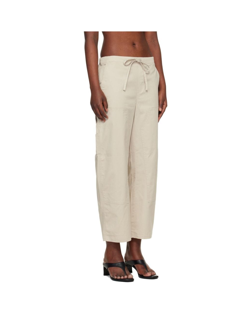 Rag & Bone Natural Off- Jolie Carpenter Lounge Pants