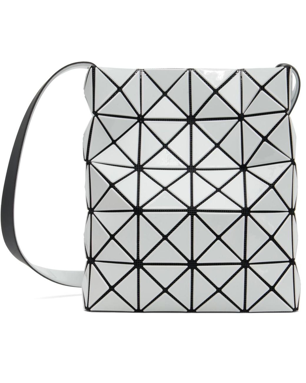 Issey Miyake Gray Prism Gloss Bag for men
