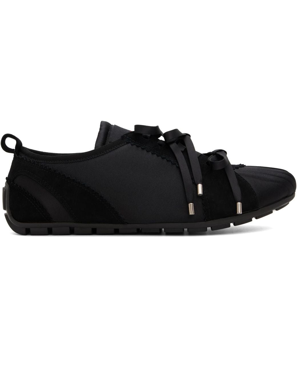 Simone Rocha Black Ballerina Grip Sneakers for men