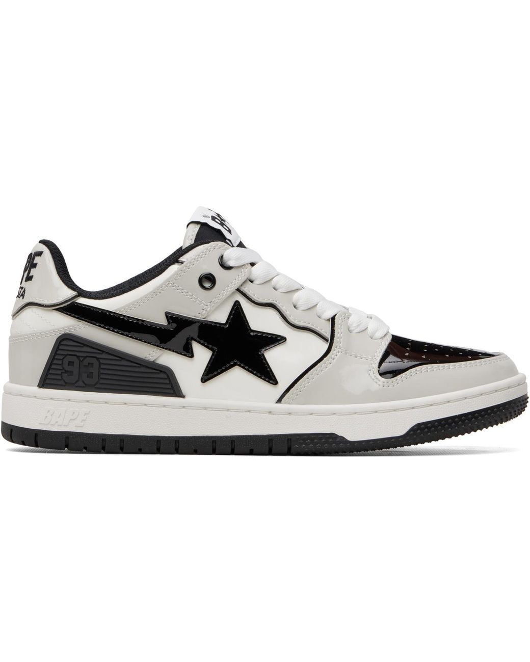 A Bathing Ape Black Sk8 Sta Icon #1 M2 Sneakers for men
