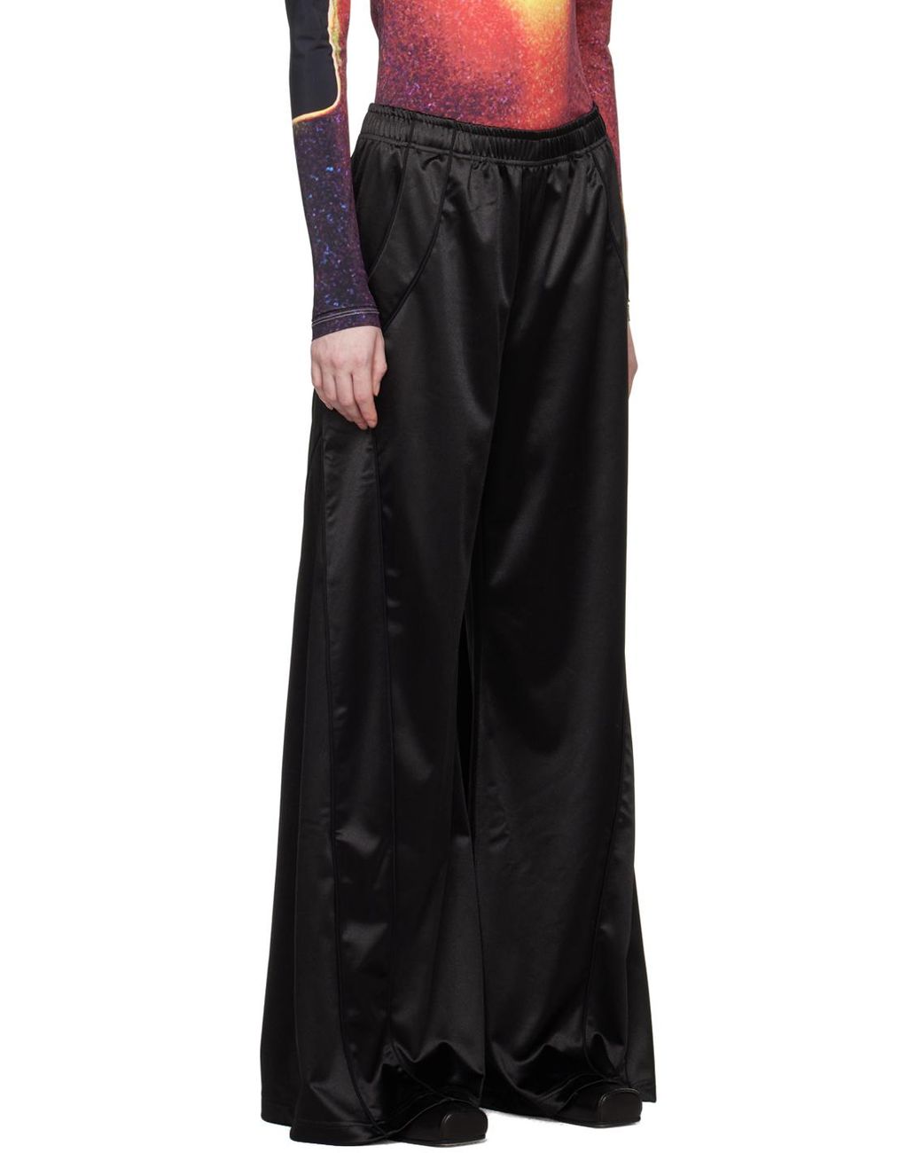 MM6 by Maison Martin Margiela Twisted Seams Lounge Pants in Black