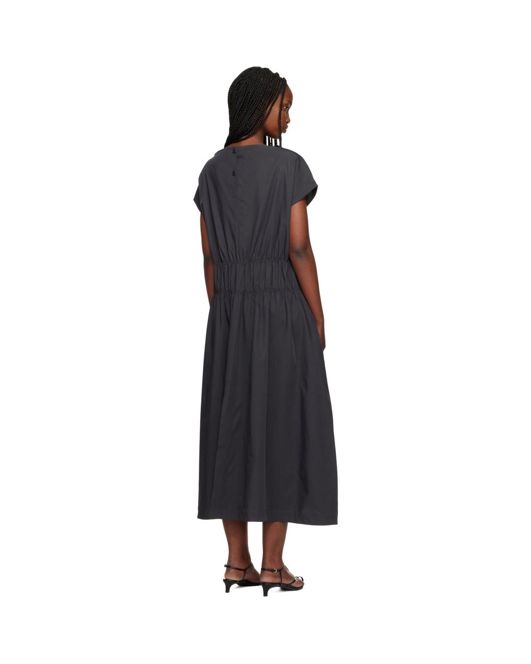 Studio Nicholson Black Simos Midi Dress