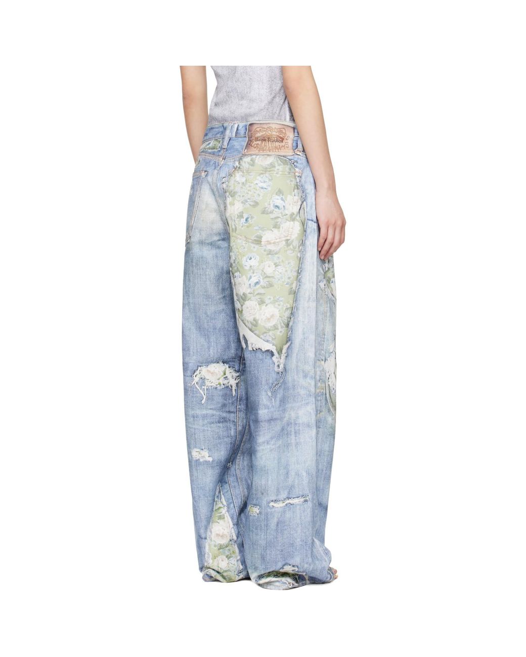 Acne Blue Trompe-L'Oeil 1981 Jeans