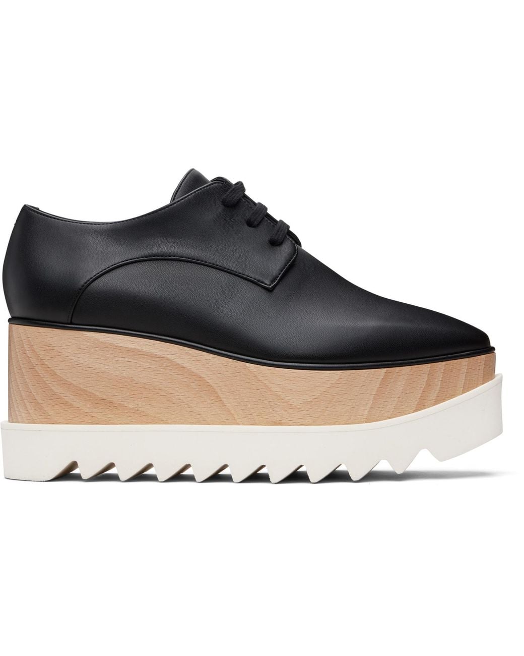 Stella McCartney Black Elyse Platform Derbys
