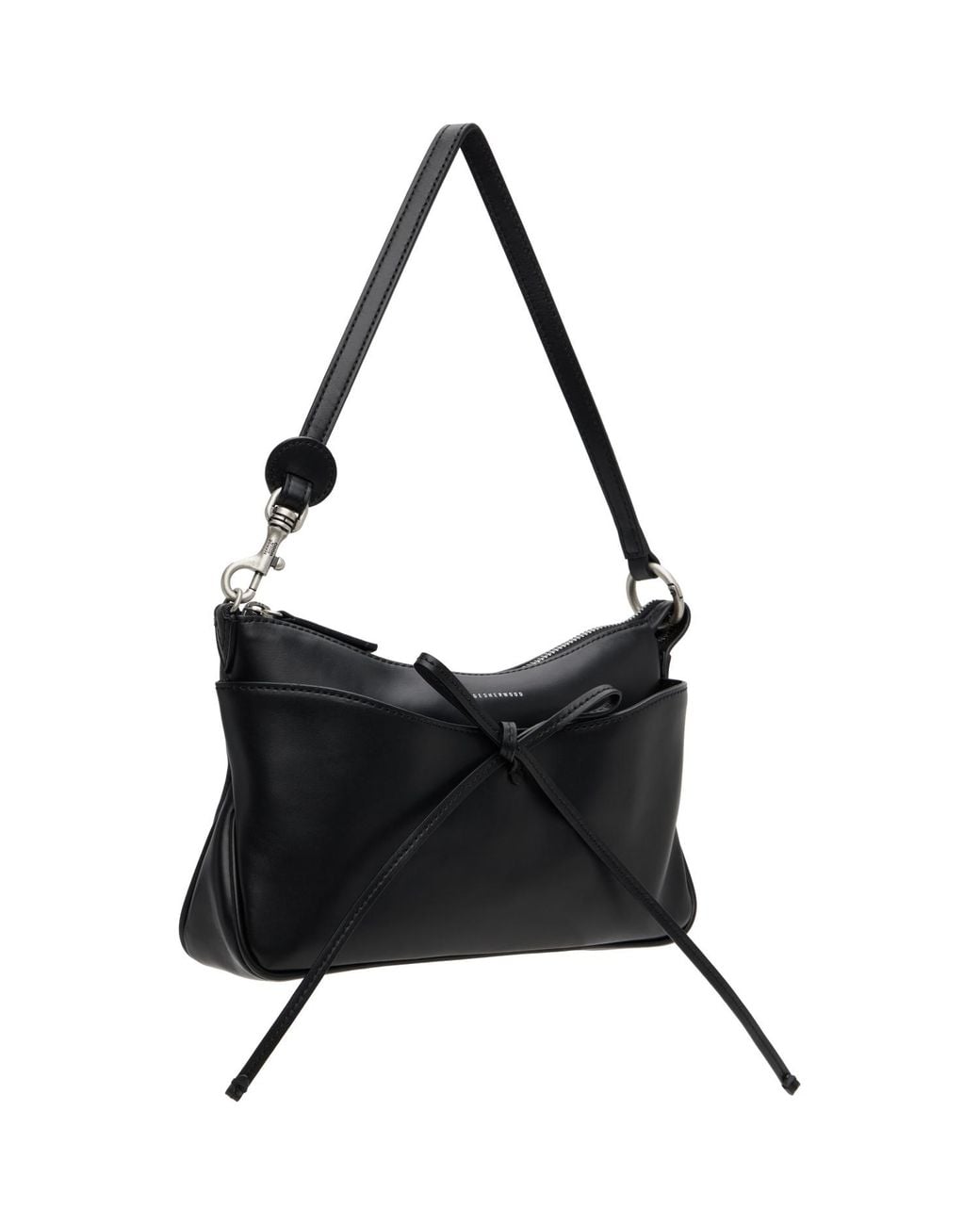 MARGE SHERWOOD Black Ribbon Pochette Bag