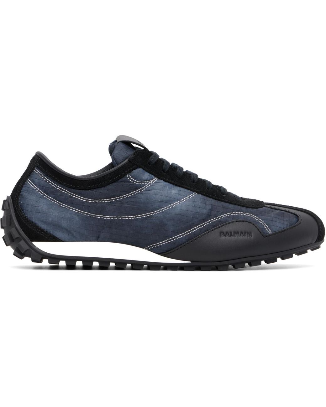 Balmain Blue Racing Sneakers for men
