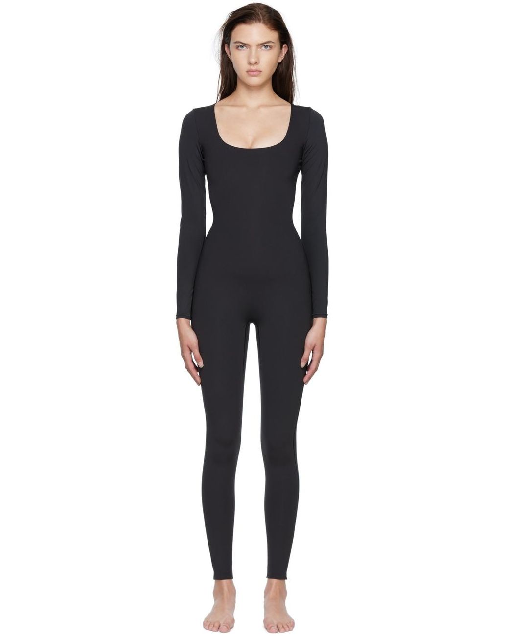 Skims All-in-one Jumpsuit in Black | Lyst