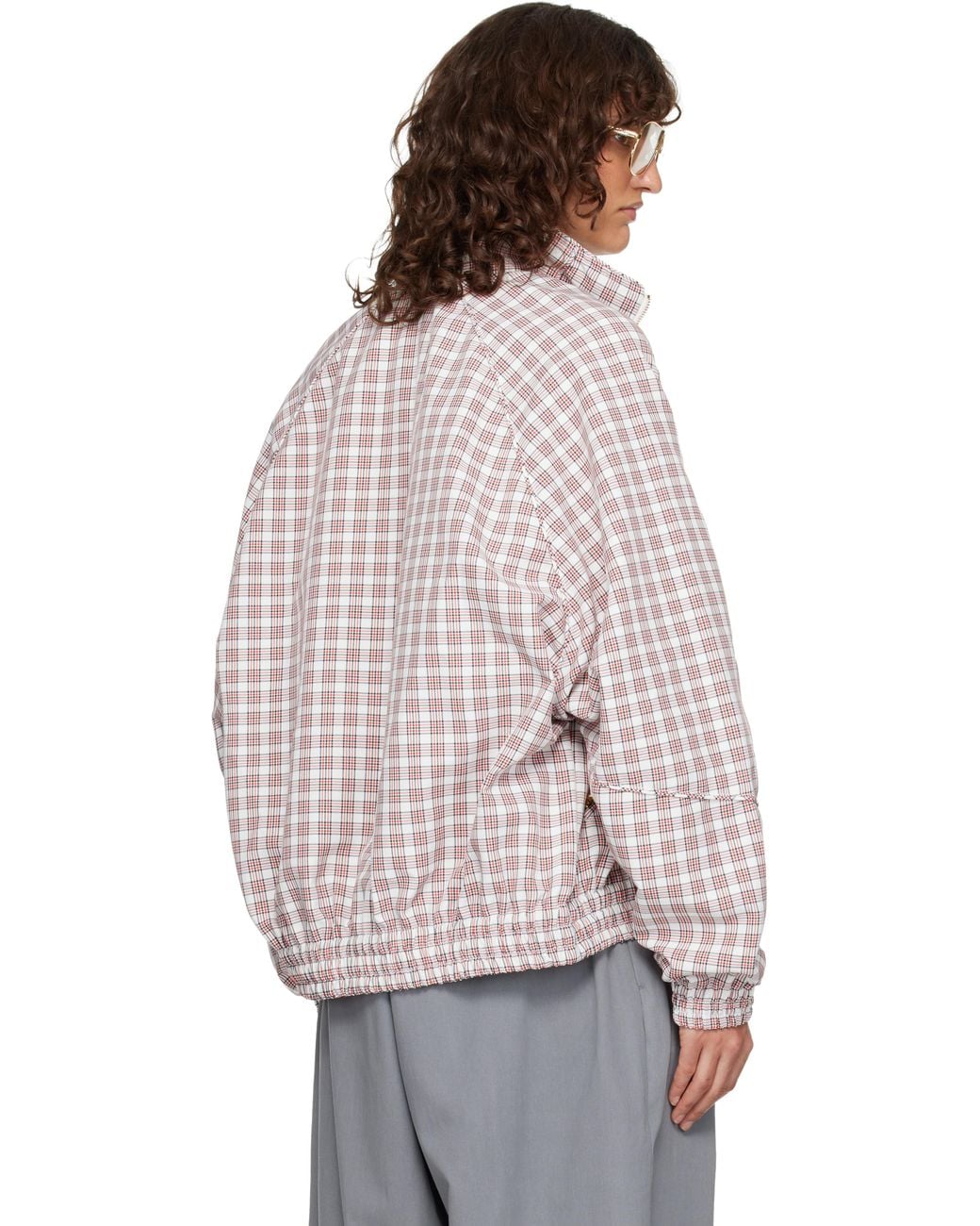 Willy Chavarria White Ruff Rider Track Jacket