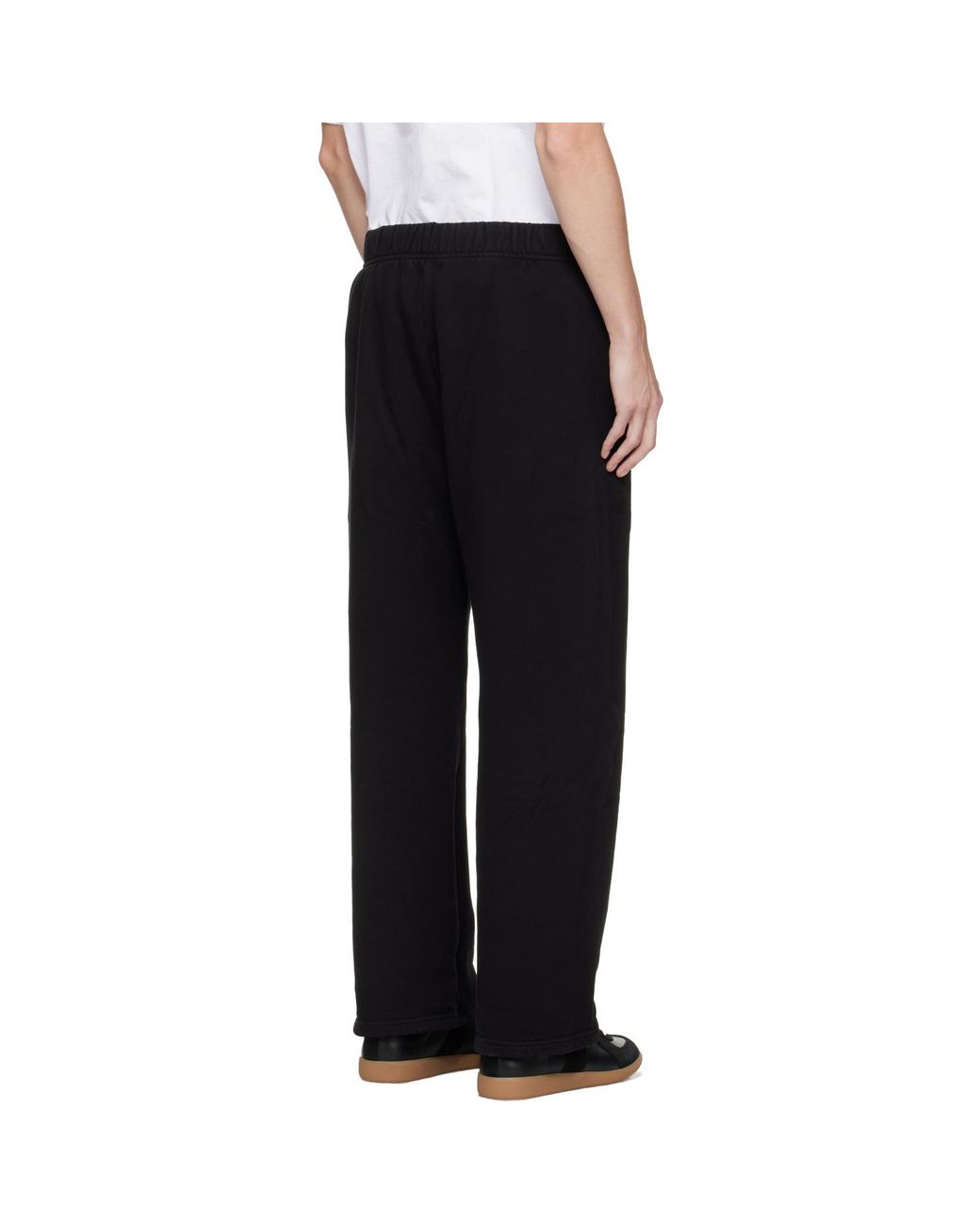 Les Tien Black Heavyweight Classic Sweatpants for men