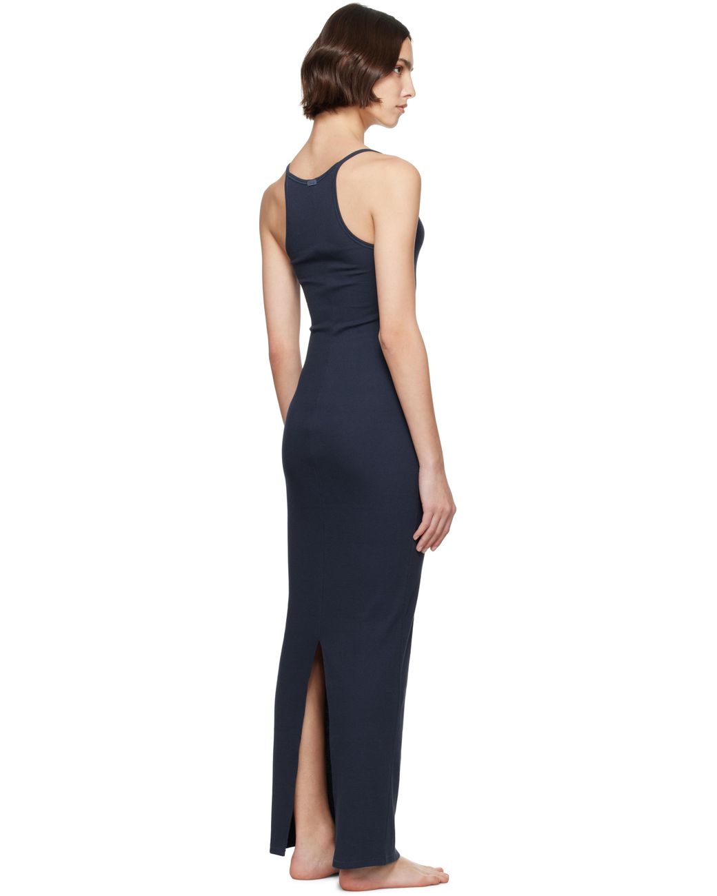 skims cotton rib maxi dress Skims + Cotton Rib Long Cami Dress