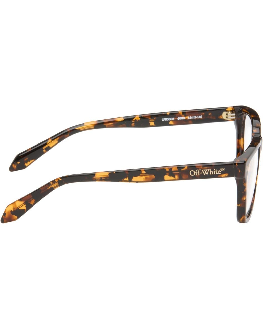 Off-White c/o Virgil Abloh Brown Style 8I Glasses for men