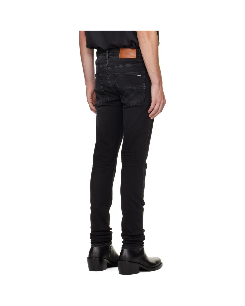 Amiri Black Skinny Jeans for men