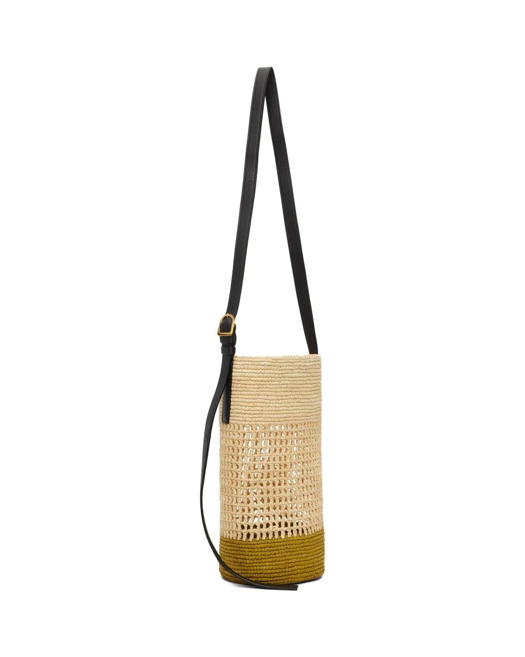 Khaite Black Khaki Small Billie Bucket Bag