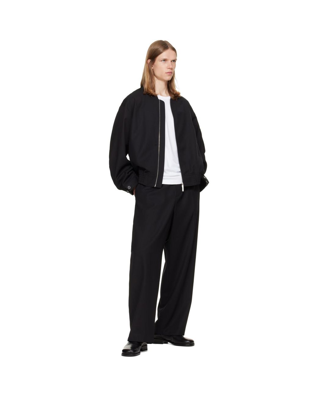 Helmut Lang Black Wardrobe Pull-On Trousers for men