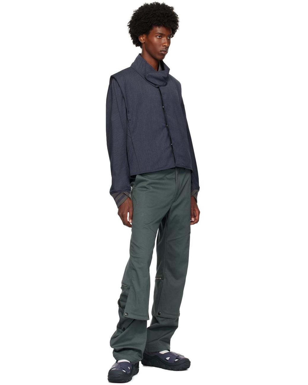 Kiko Kostadinov Ohne Bomber Jacket in Blue for Men | Lyst Kiko Kostadinov Ohne Bomber Jacket in Blue for Men | Lyst