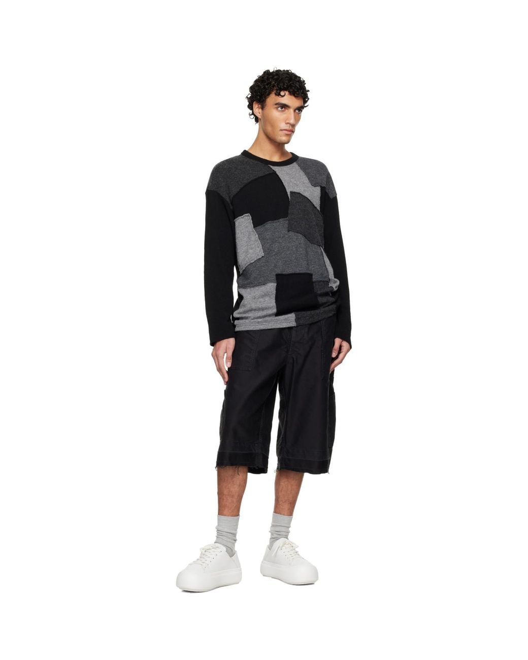 Yume Yume Black Goofy Sneakers for men