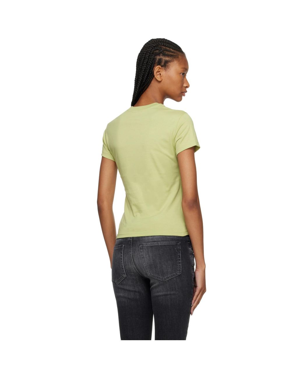 DIESEL Green Logo Print T-Shirt
