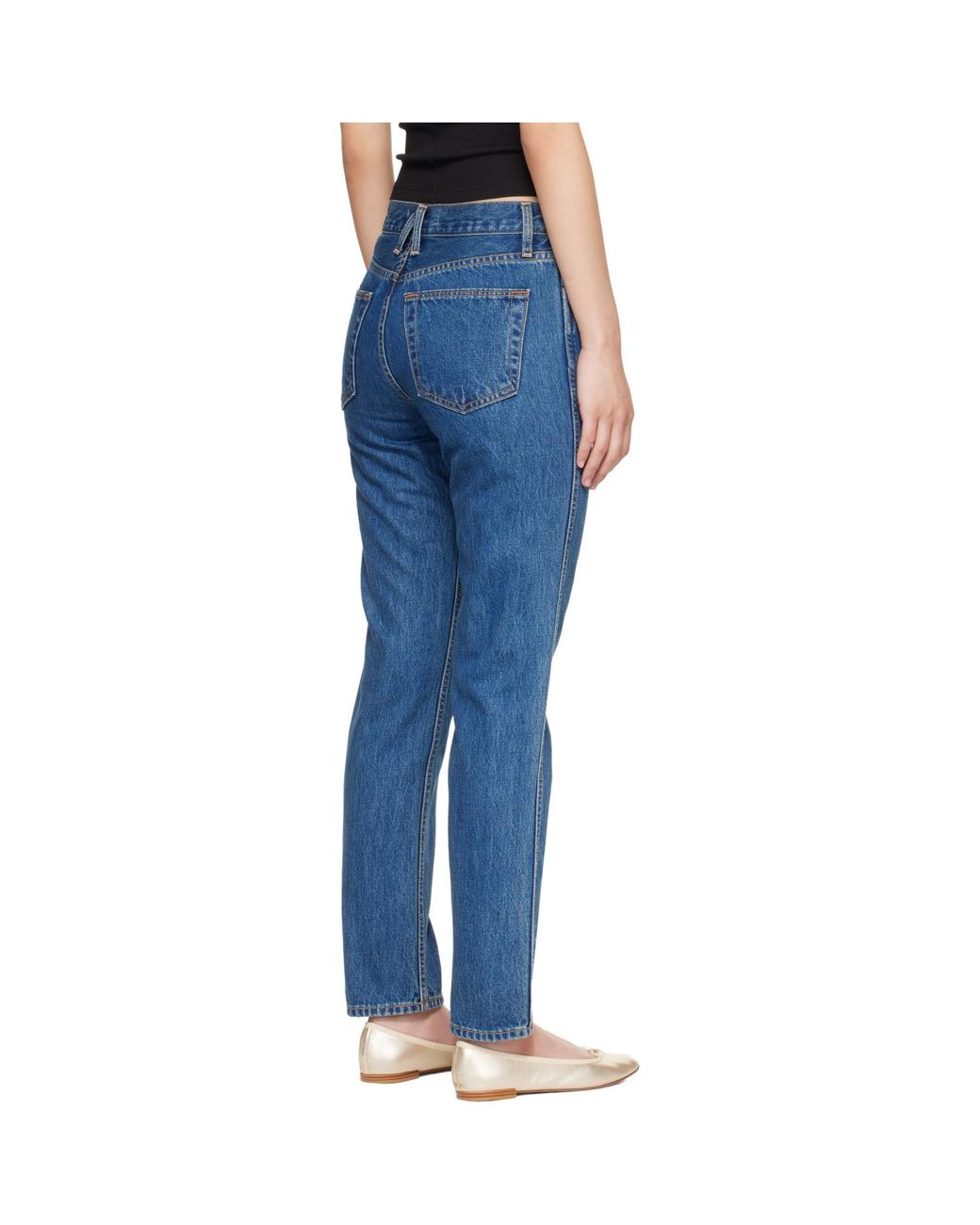 SLVRLAKE Denim Blue Virginia Slim Jeans