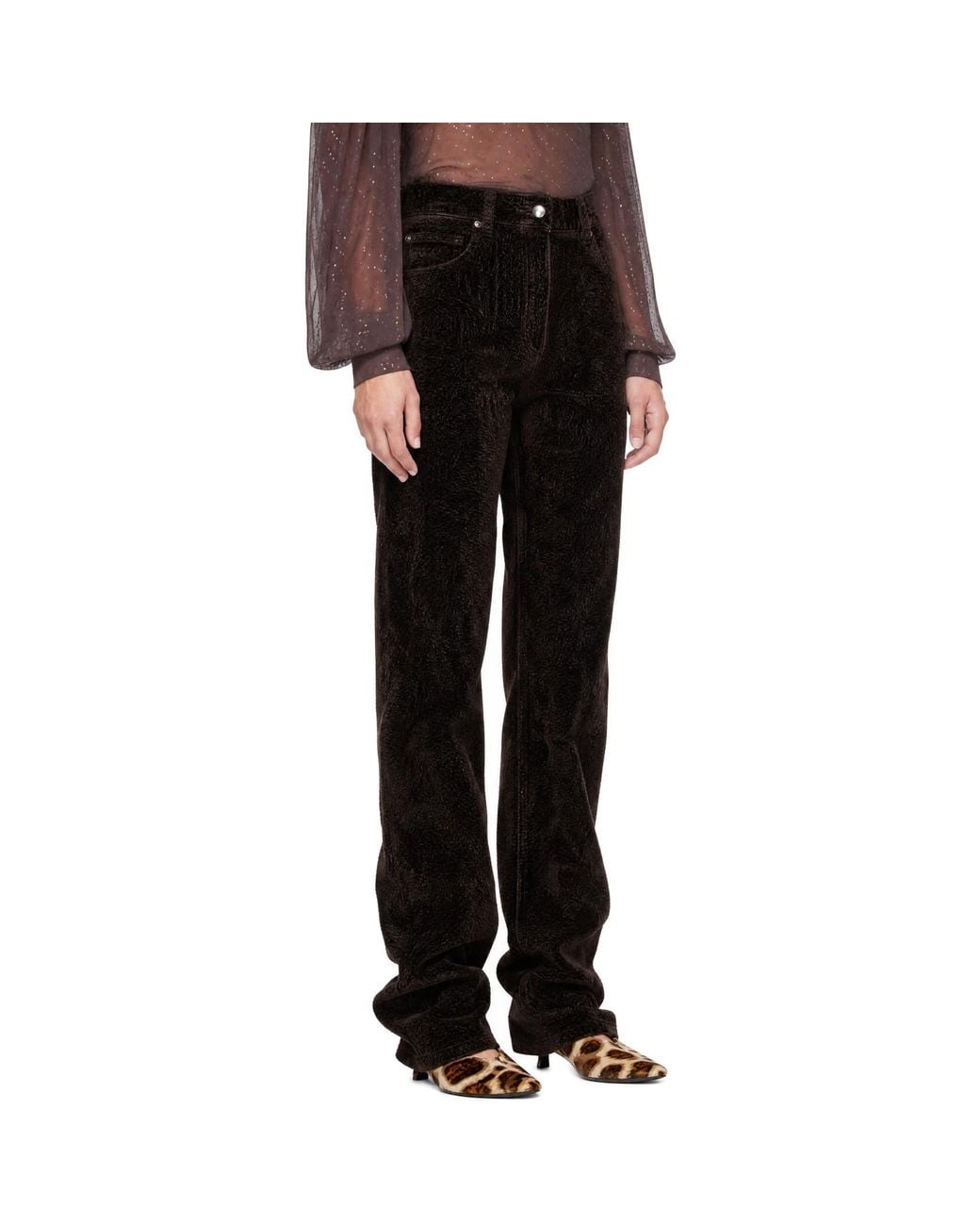 Kiko Kostadinov Black Cassowary Trousers