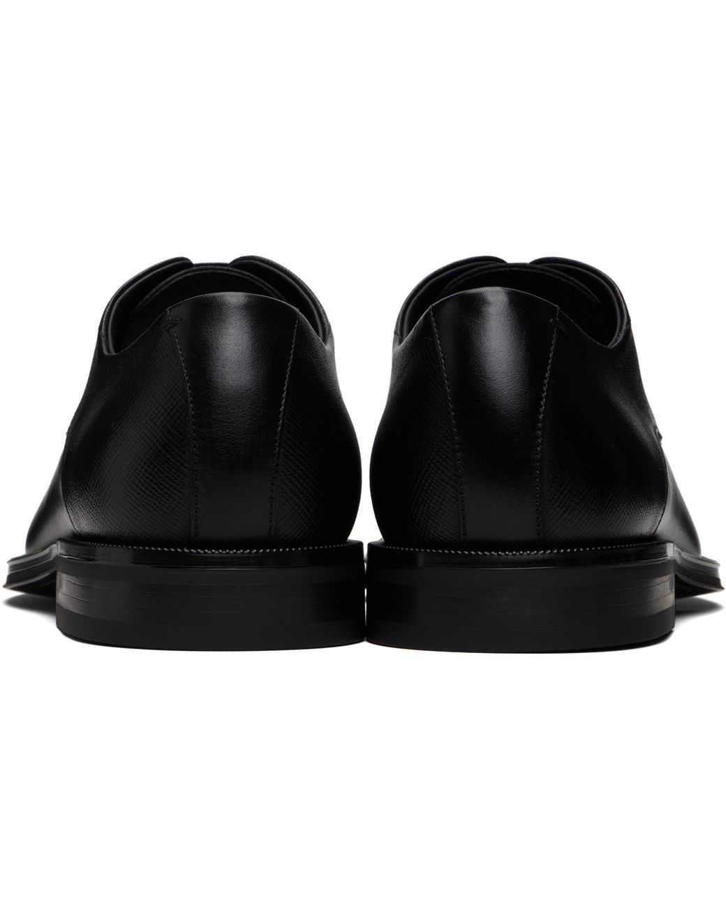 Boss Black Textured & Smooth Leather Derbys for men