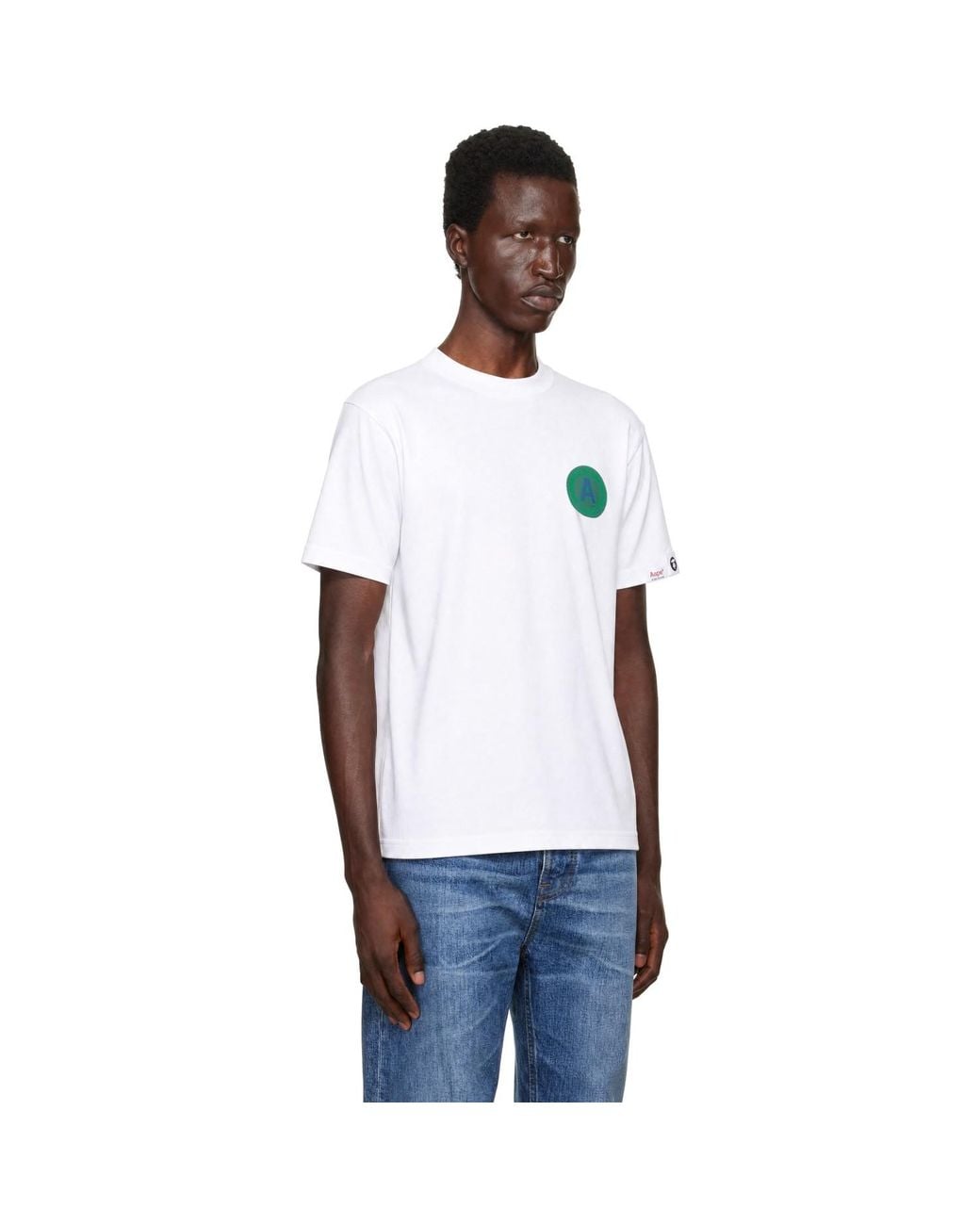 Aape By A Bathing Ape White 'Aape Basic' T-Shirt for men