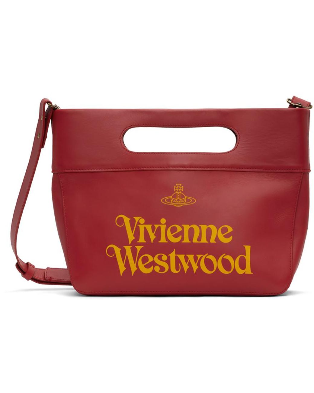 ★Vivienne Westwood★ 25SS Carrie Logo Print Shoulder Bag 44 Vivienne Westwood Carrie Bag in Red | Lyst Canada