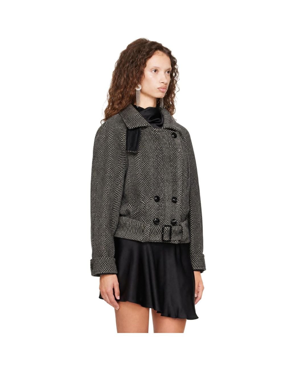 Isabel Marant Black Elvane Wool Jacket